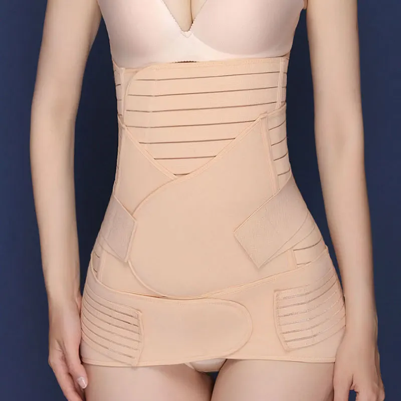 

Maternal and child postpartum abdomen with three-piece set Maternal corset belt to produce slimming shaping belt intimates