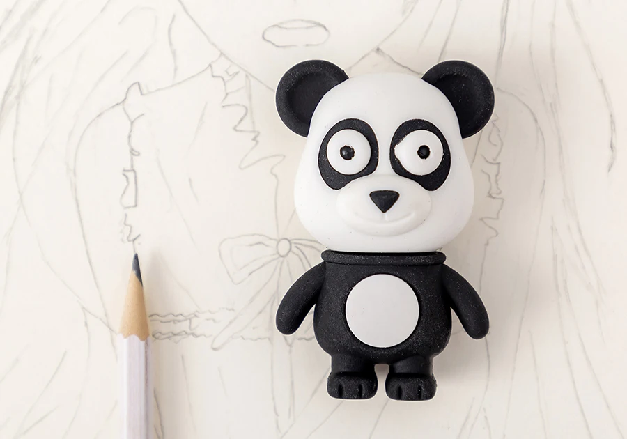Panda animal резиновые ластики карандашный ластик для студентов Канцтовары Школьные принадлежности для детей подарок ластик