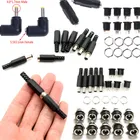 DC Мощность Разъемы Pin 2,1x5,5 мм Гнездовой разъем Jack + штекер Jack разъем адаптера печатного монтажа DIY Разъемы Адаптера 2.1X5.5mm