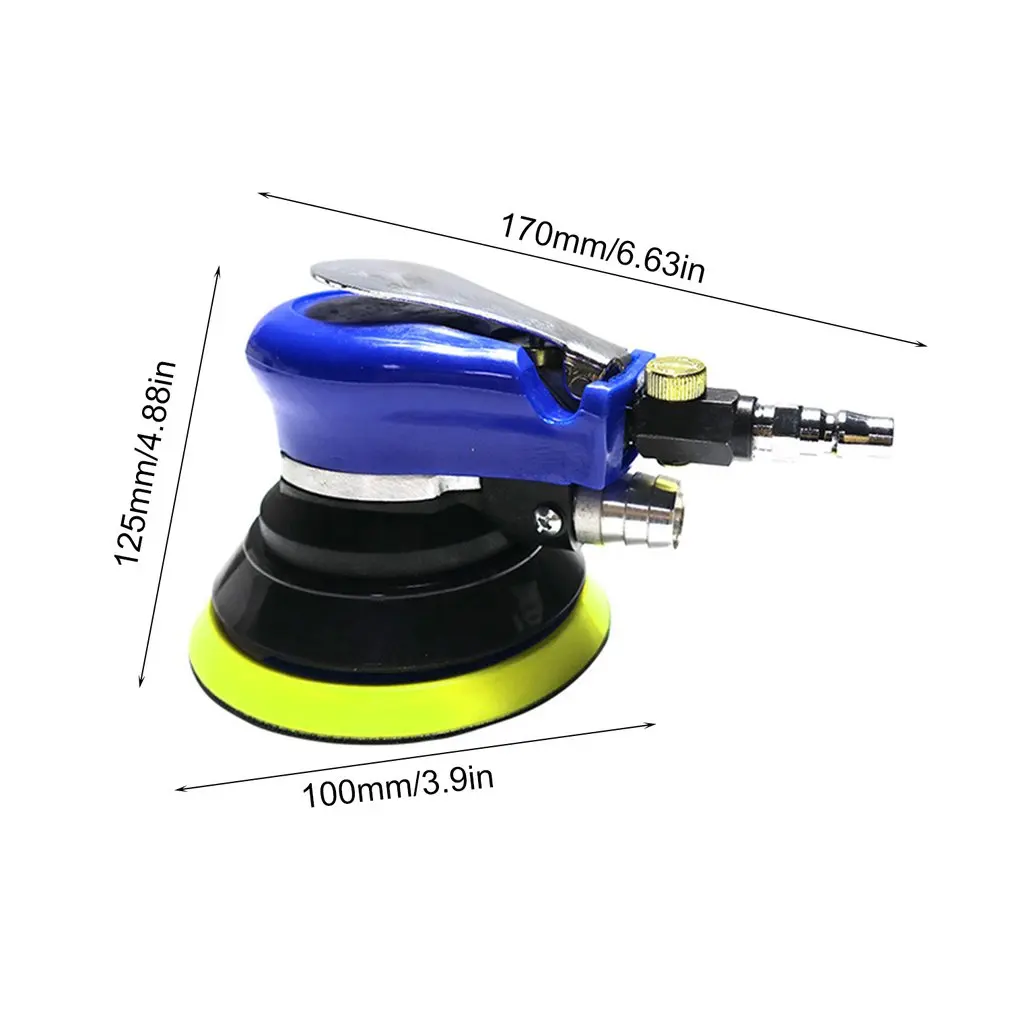 

Portable Air Sander Grinder Polisher Pneumatic Polishing Grinding Machine with Vacuum 5inch Sanding Pad