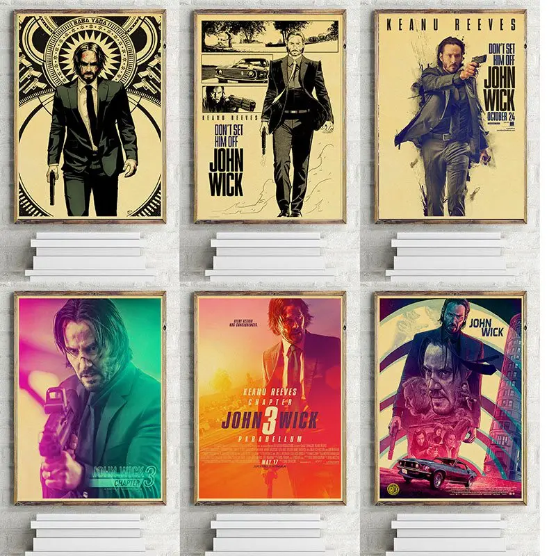 Джон фитиль/плакат фильма/ВИНТАЖНЫЙ ПЛАКАТ/декоративная живопись/домашний кафе