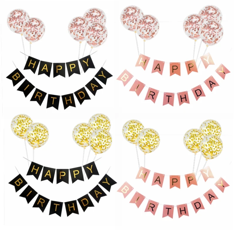 Гирлянда с днем рождения дневное освещение для детского дня украшения детских