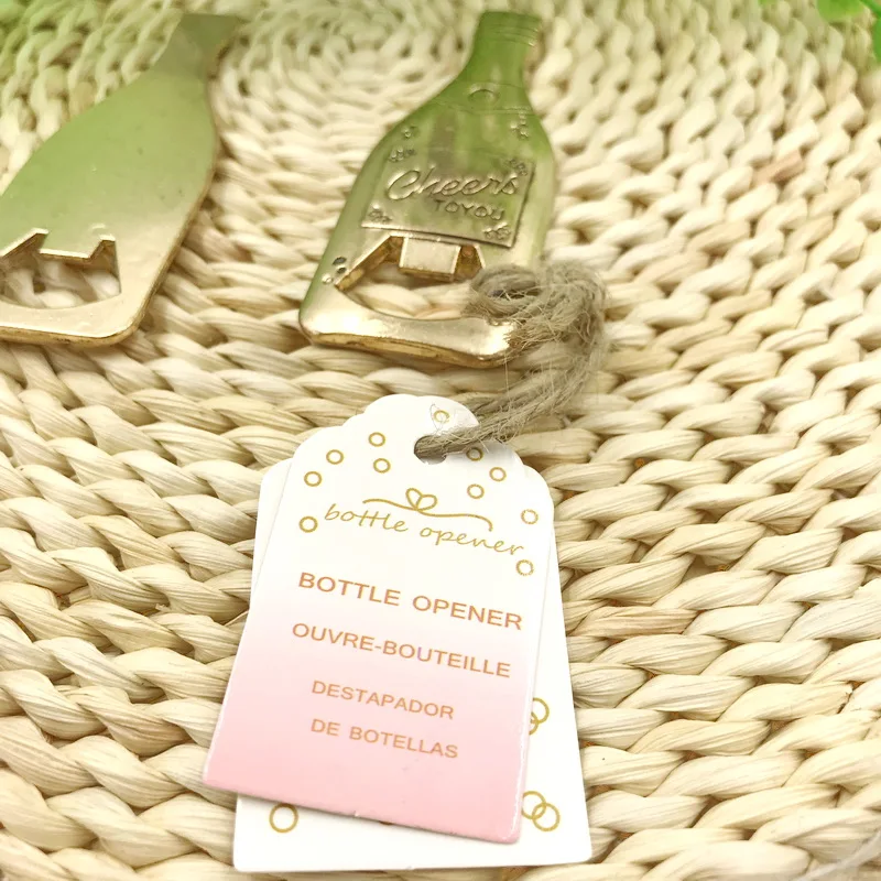 Открывалка для бутылок в форме золотого шампанского идеальный подарок свадебных