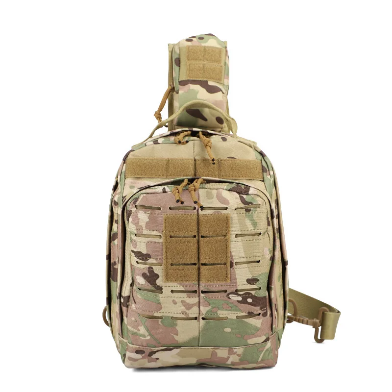 

Мужская тактическая сумка-слинг через плечо, Маленький Карманный военный поясной нагрудной мешок из ткани Оксфорд для рыбалки, бега, походо...