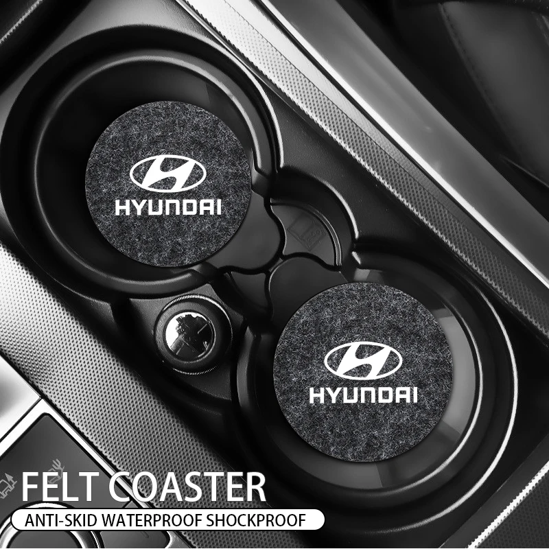 2 шт. нескользящий прочный автомобильный коврик для Hyundai Tucson SANTAFE ACCENT Elantra |