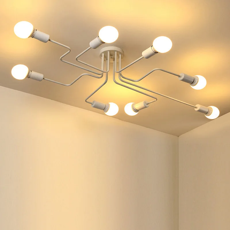 Винтажный потолочный светильник для столовой кухни промышленный декор бара