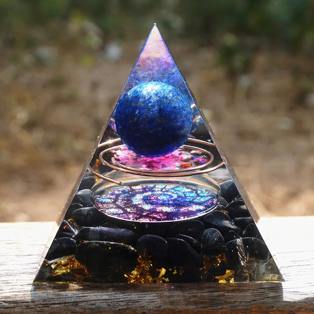 

Multiplier Living Room Indoor Yoga Energy Healing Home Decor Chakra Amethyst Sphere Gifts Resin Desktop Ornament Meditation