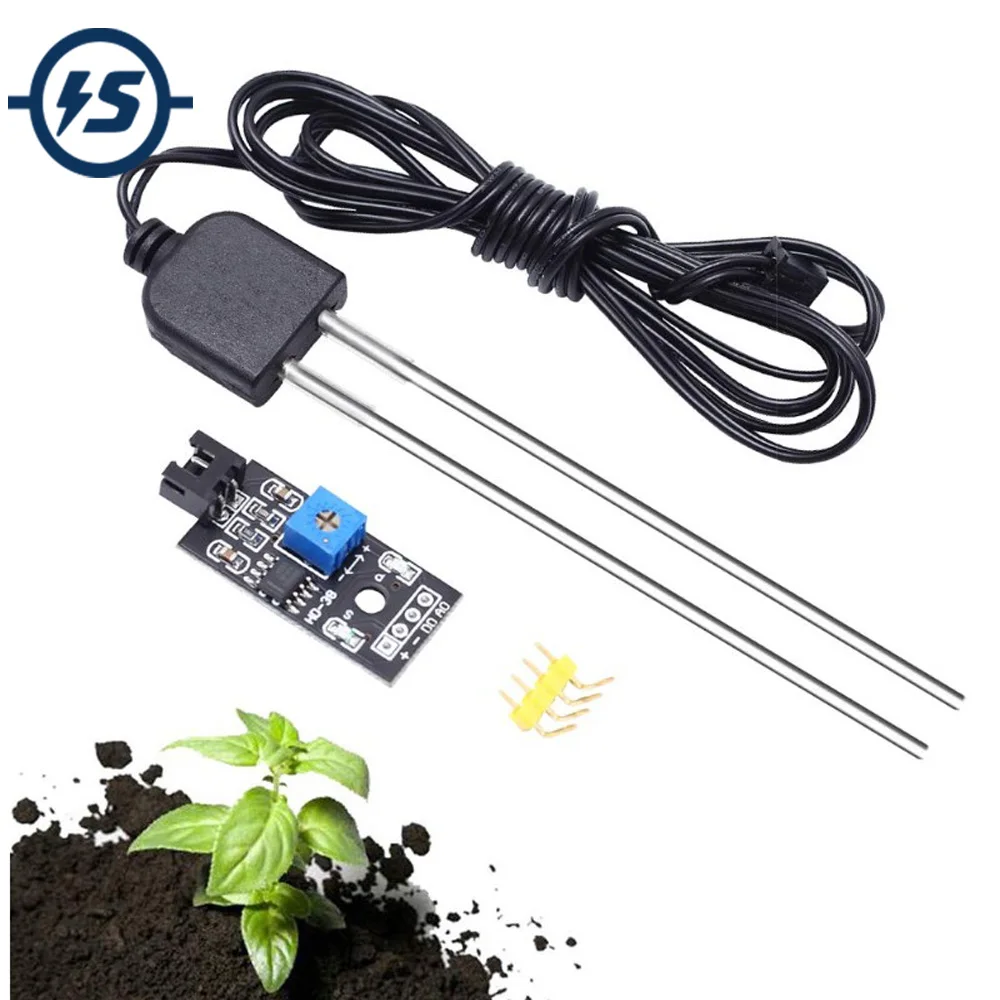 Резистивный датчик влажности почвы детектор с зондом устойчивым к коррозии