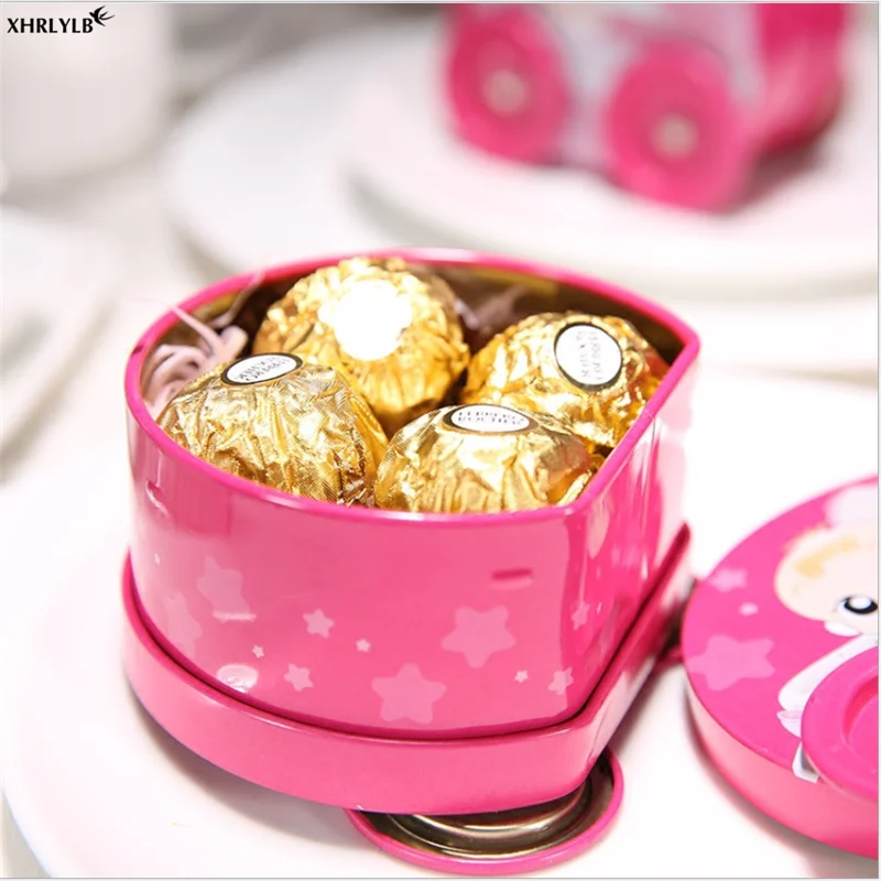 XHRLYLB Подарочная коробка на детскую коляску день рождения луна жестяная Свадебная