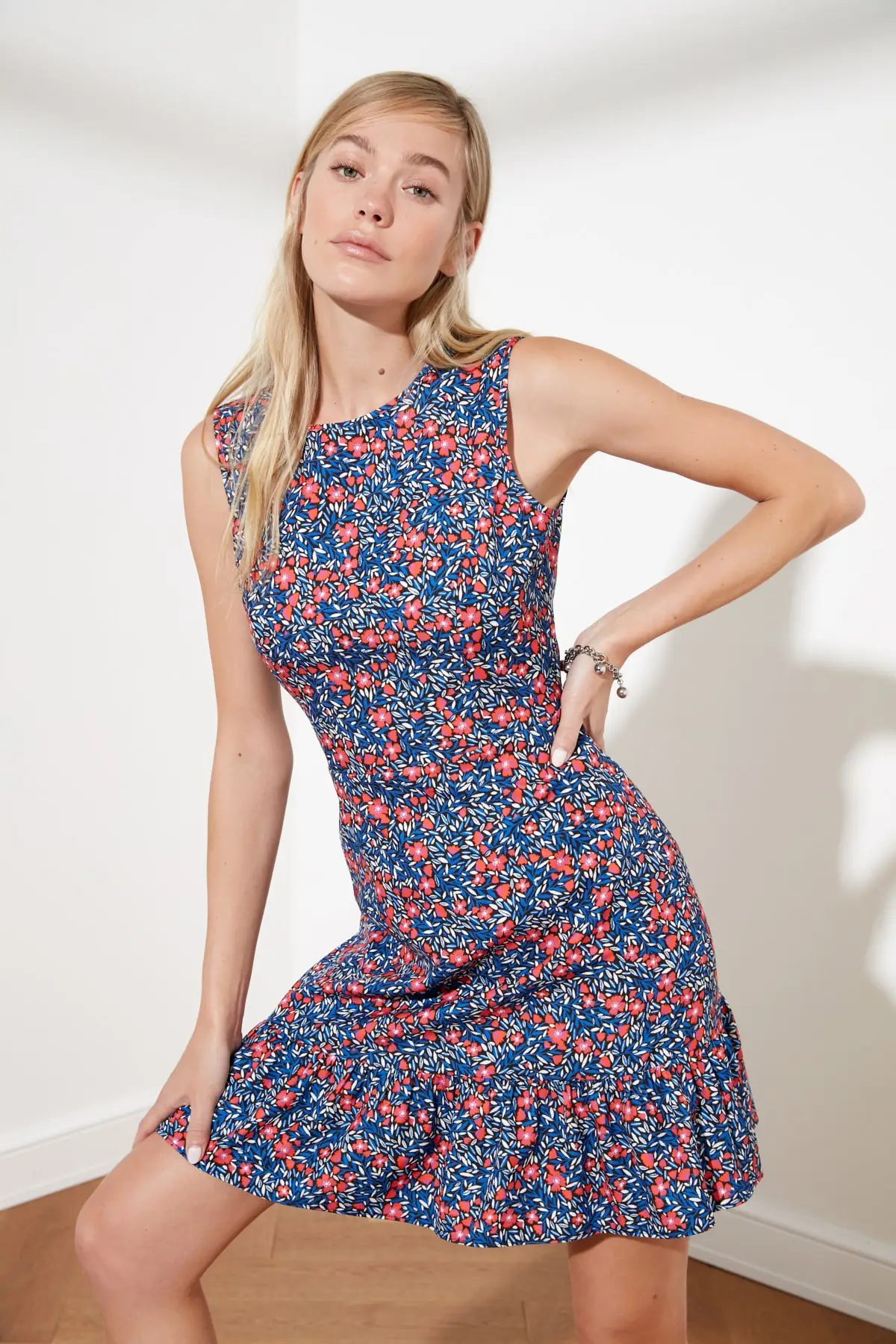 Платье с цветочным принтом TWOSS20EL1234|Женские платья| |