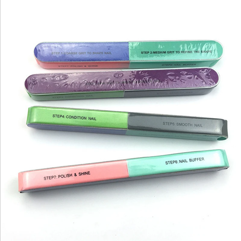 12 шт./лот пилка для полировки ногтей буферный блок удаления маникюра
