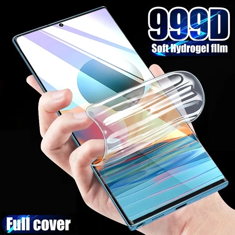 

Full Cover Film For Xiaomi Redmi 10 Film Protective Hydrogel Film For Xiaomi Redmi 10 9 9T Note 11 10 Pro 11T Pro