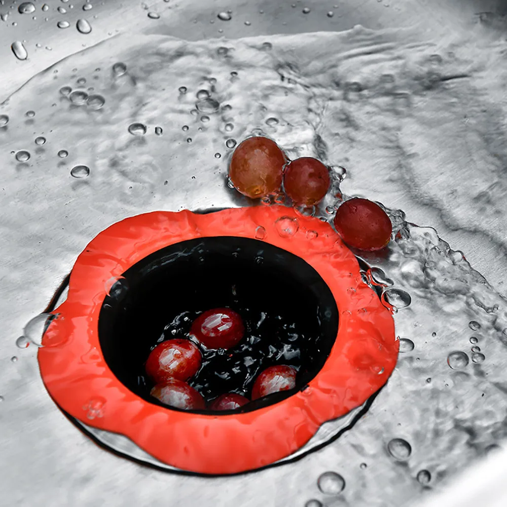 1 шт. Силиконовый Фильтр для слива раковины и ванной|Кухонные стоки решетки| |