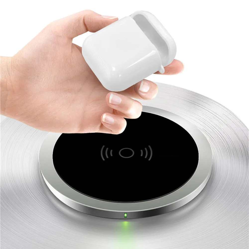 Чехол Ouhaobin для наушников с беспроводным зарядным устройством Airpods 2 чехол зарядки