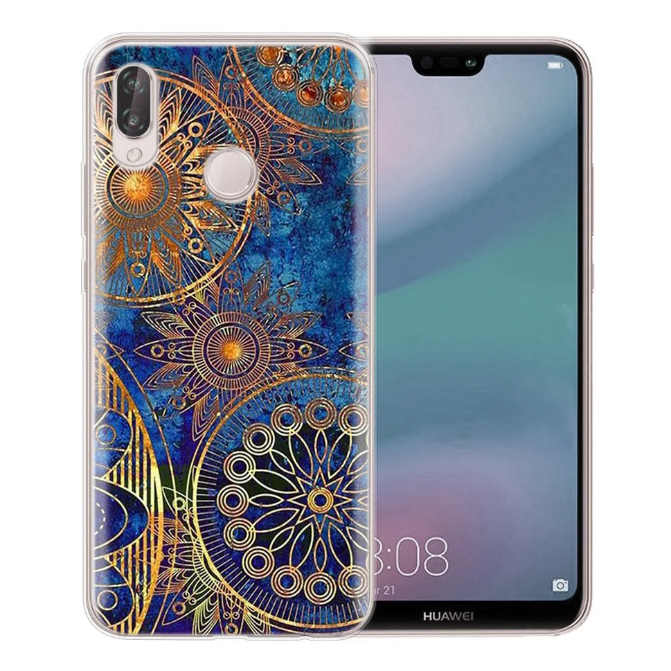 Мягкий чехол для huawei Honor 7A 8A 8X 8C 9 10 mate 20 P Smart P10 Lite Nova 3 Dream Grid с узором TPU D000 |