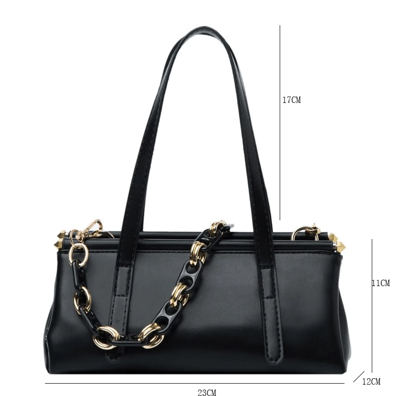 

Luxury Brand Handbags Women Bags Designer Female Leather Top-handle Chains Shoulder Bag Vintage Travel Crossbody Bag Ladies Sac
