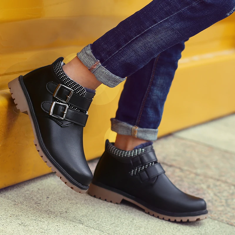 Детские Ботинки Martin новинка сезона осень зима 2020 модные повседневные кожаные