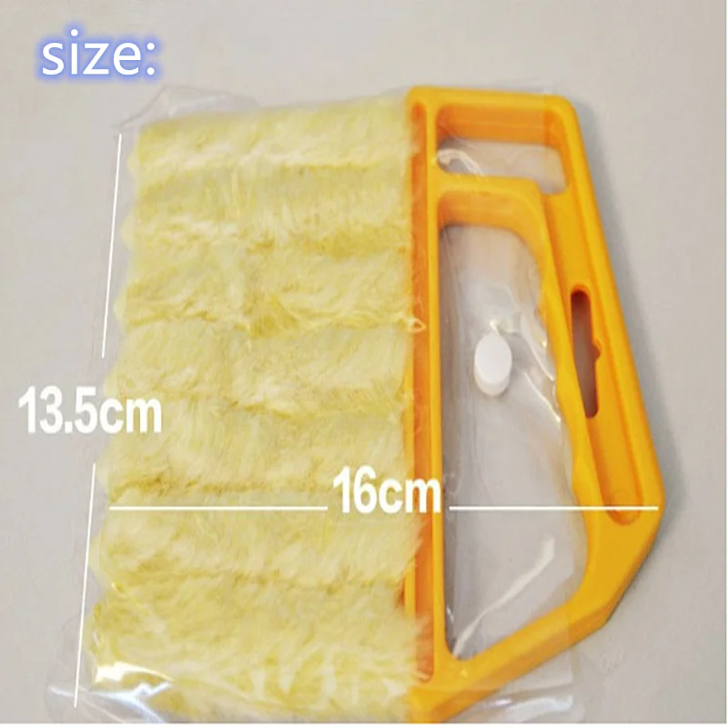 Полезная щетка из микрофибры для чистки окон с моющейся тканью венецианских