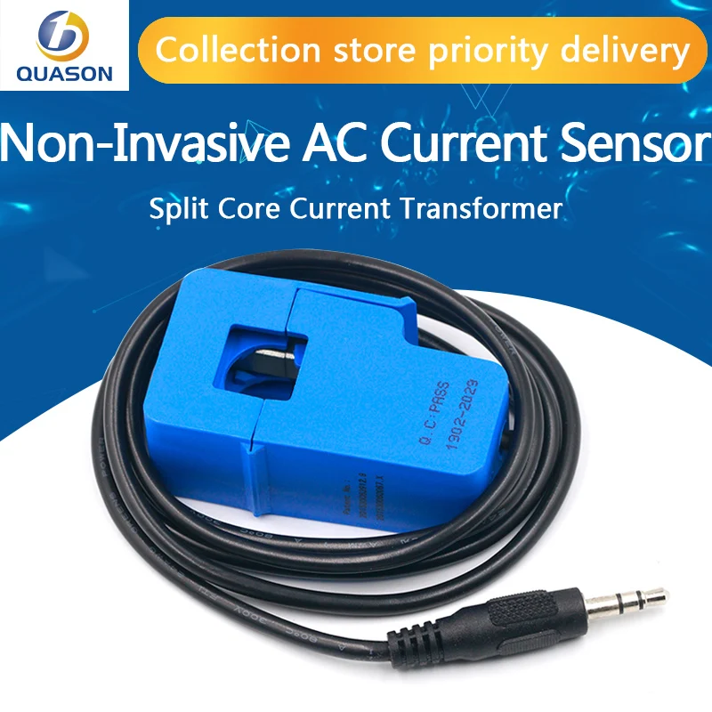 

Неинвазивный разделенный сердечник, трансформатор тока, датчик переменного тока, а, SCT-013-000, 1 шт.