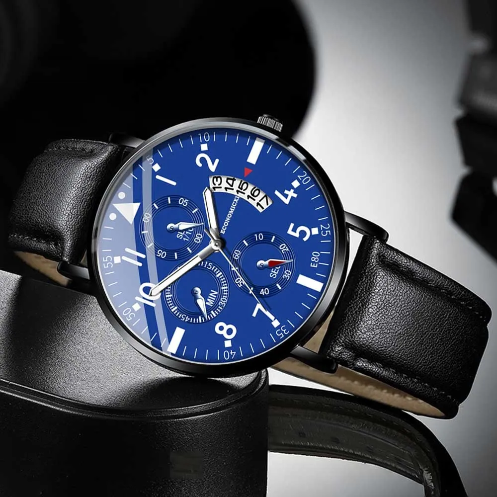 

Luxury Men Watches High Quality Quartz Wristwatches Business Droshipping Analog Clock Leather Belt Watches Men Relogio Masculino