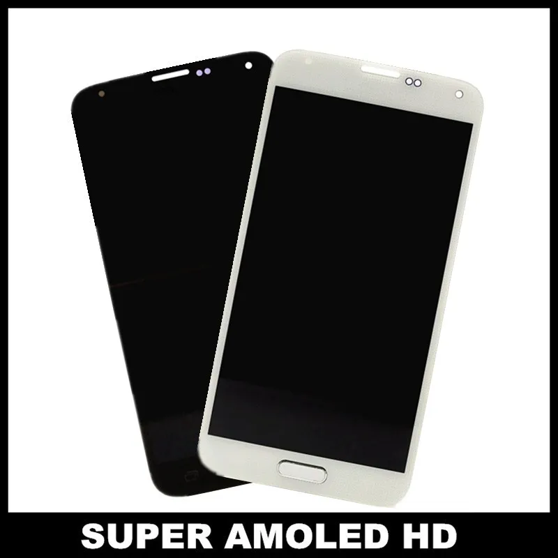 Высокое качество тест супер AMOLED LCDS для Samsung Galaxy S5 i9600 G900 G900F ЖК дисплей сенсорный