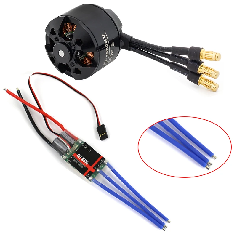 

2830 kv1300 бесщеточный с мотором 30A esc для квадрокоптера QAV250 самолета