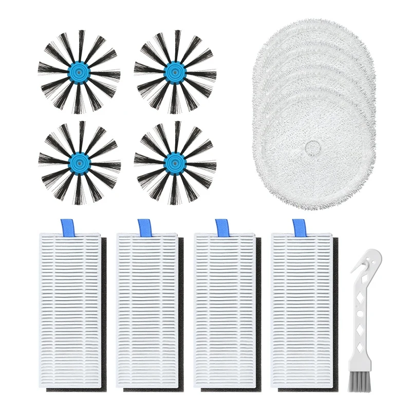

13Pcs Replacement HEPA Filter Main Brush Side Brush Mop Cloth for Bissell 3115 Ing Robot Vacuum Cleaner Accessories