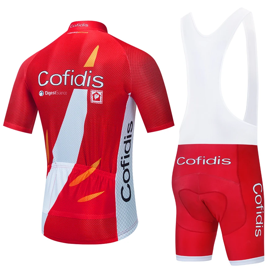 Новинка велосипедная команда Cofidis Джерси 20D велосипедные шорты мужские летние