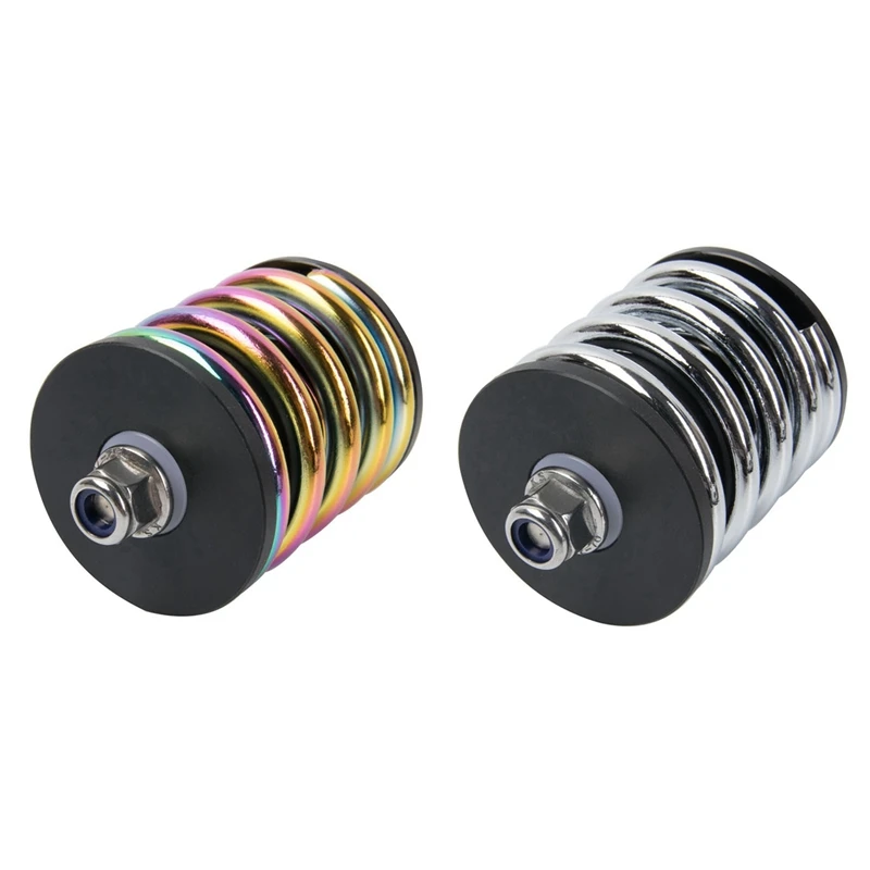 

2PCS For Brompton Spring Suspension Folding Bike Rear Shocks Spring Shock Absorber,Multicolor & Silver