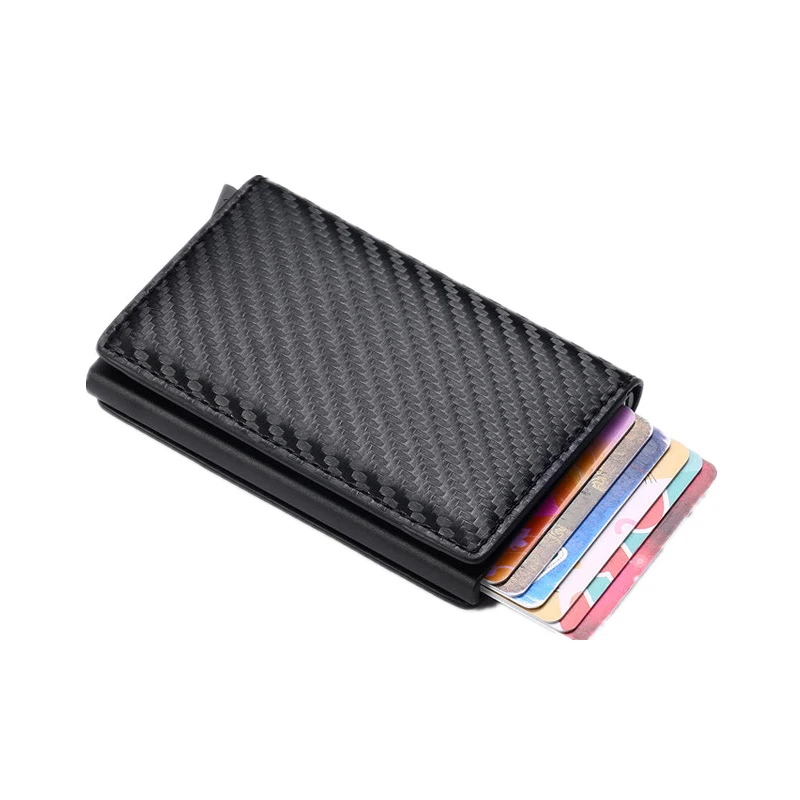 New Men women smart RFID wallet Card Holder fashion purse Aluminum alloy Business Credit Bank Card Holder Casual Mini wallet