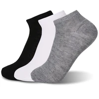 510 pairs women socks breathable ankle socks solid color short comfortable high quality cotton low cut sock white black