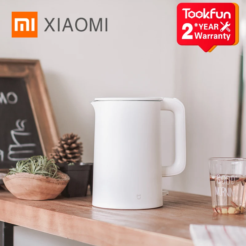 Оригинальный электрический чайник XIAOMI MIJIA быстро закипающий из нержавеющей