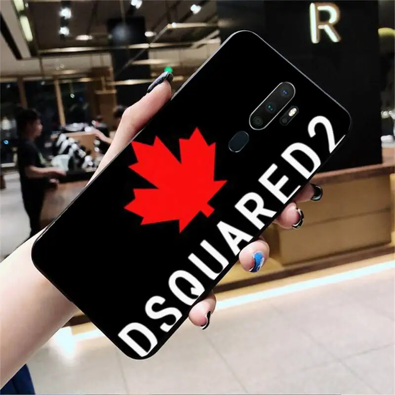 

Maple Leaf DSQUARED2 DSQ2 ICON Phone Case For Oppo Reno2 Z 2Z Realme5 6 Pro R9S 11 Plus 15 17 Pro