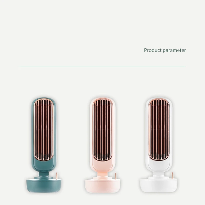 

Бесщёточный вентилятор, перезаряжаемый от USB, увлажняющий маленький вентилятор, бесшумный для общежития, офиса, дома