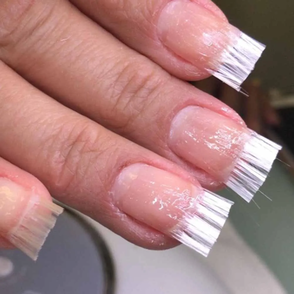 Портативный удлинитель для ногтей набор акриловых насадок из стекловолокна