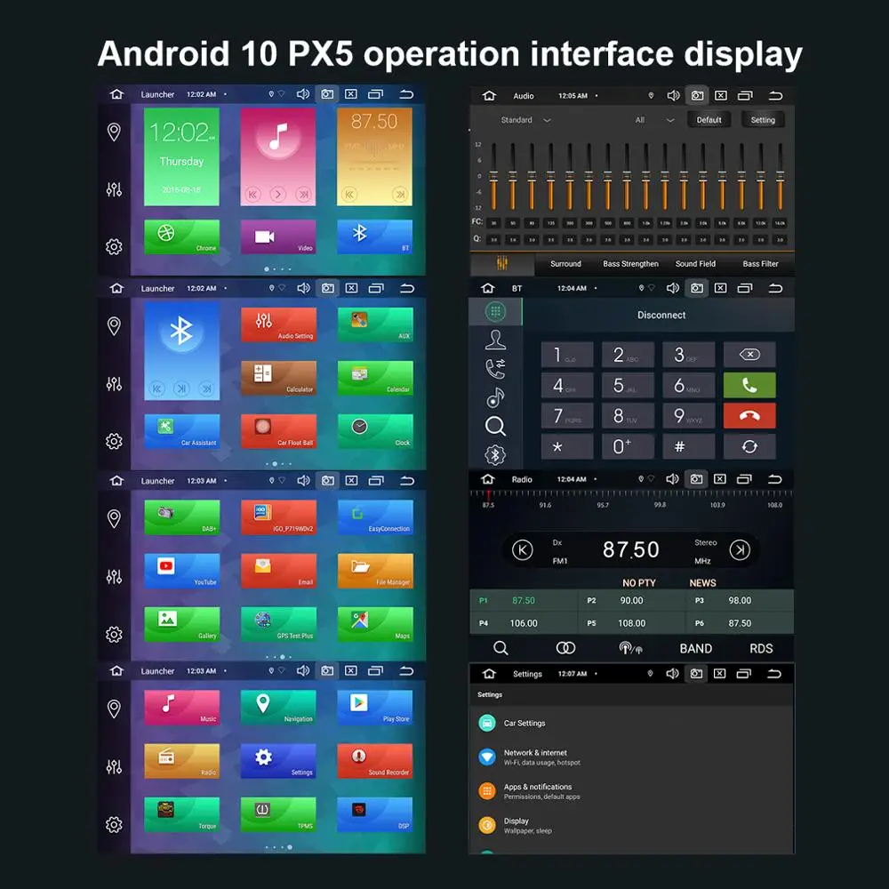 Авторадио 1 din Android 10 автомобильный мультимедиа для Mercedes/Benz Smart Fortwo W453 W257 2015 2016 2017