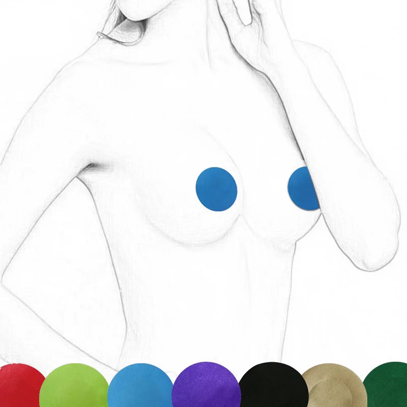 Хит продаж новинка 7 пар (14 шт.) сексуальные круглые самоклеющиеся чехлы на соски