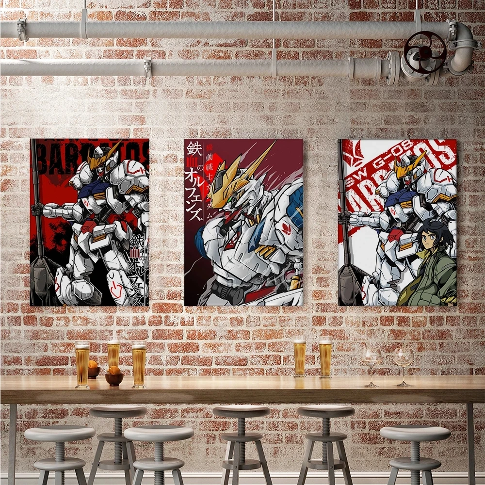 Настенная Картина на холсте Gundam ВИНТАЖНЫЙ ПЛАКАТ модульные картины мейка