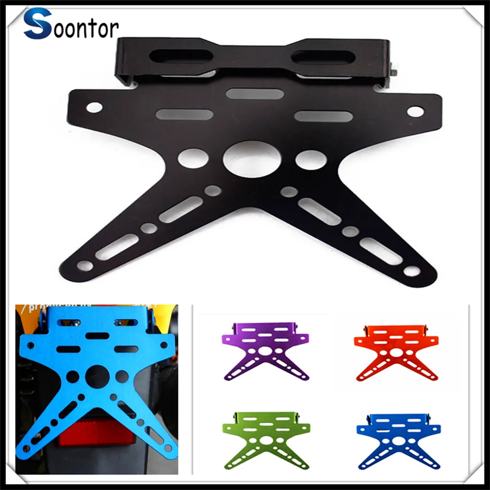 Motorcycle License Holder Mount Bracket Registration Number Plate FOR KTM SMC SMCR EnduRo R MCR Duke 640 LC4 Supermoto 990 | Автомобили и