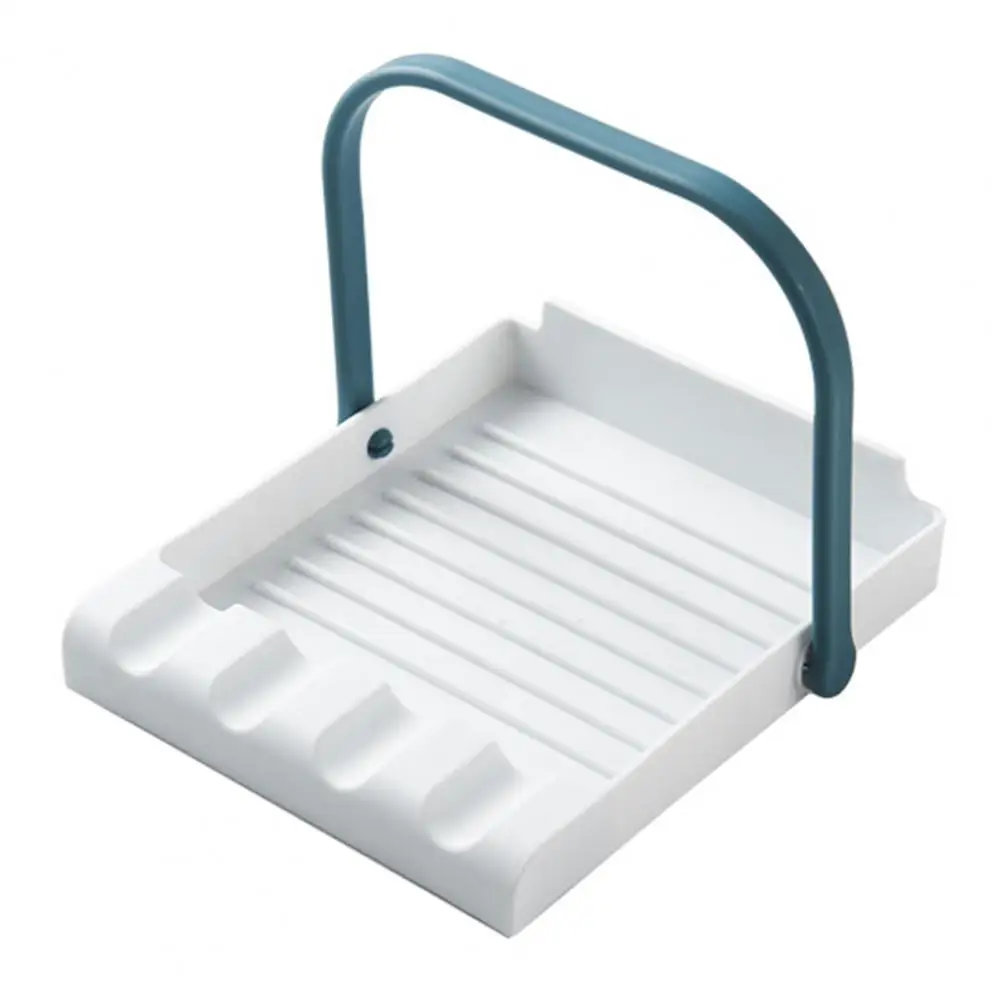 

Eco-friendly Spatula Rack Foldable Multifunctional PP Household Pot Lid Holder for Spoon