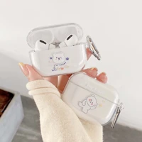 sports bear cute line ins bears cartoon earphone cases for apple airpod 21 charging box for air pods 3 pro wireless bluetooth