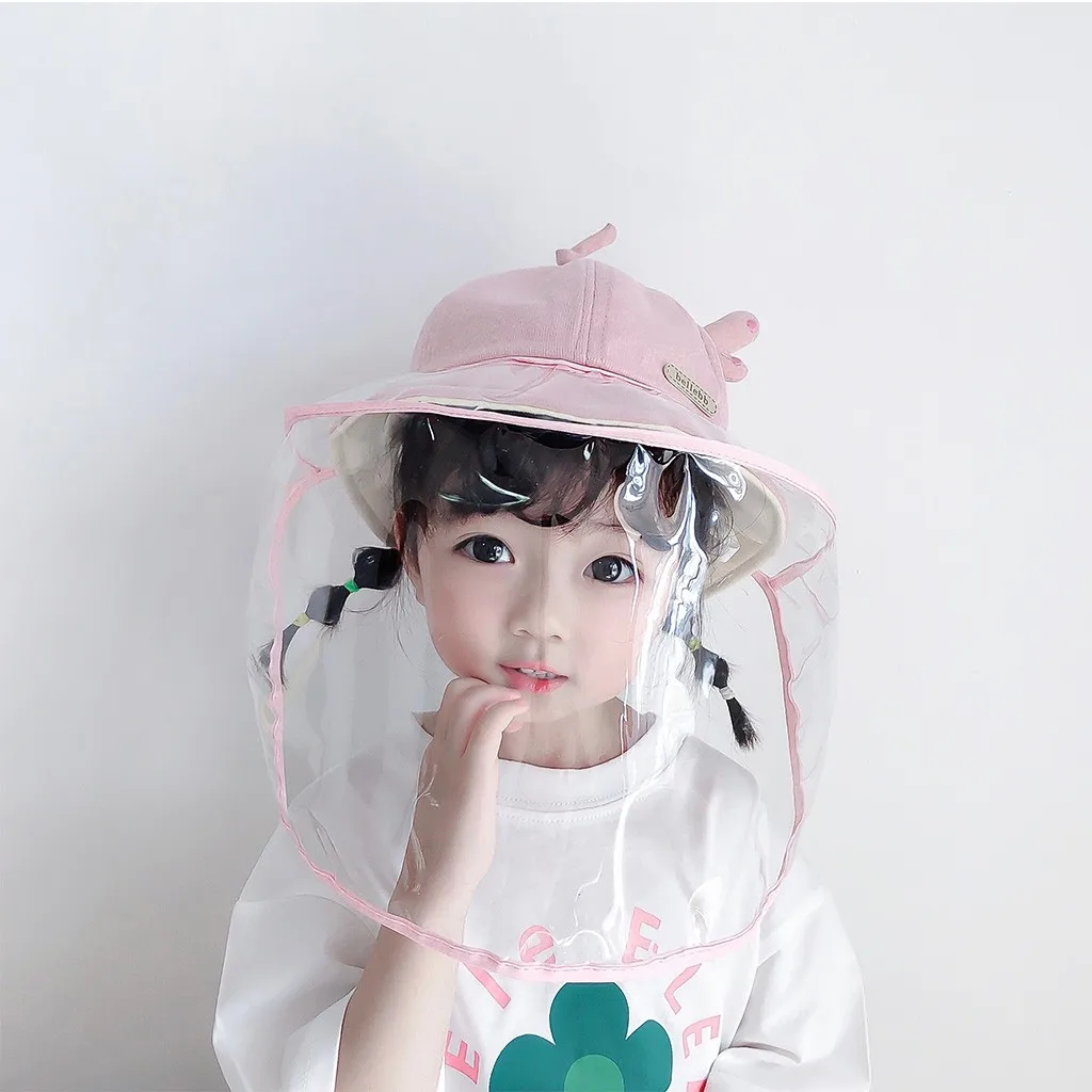 Пылезащитная детская шапка на все лицо многофункциональная Защитная маска от