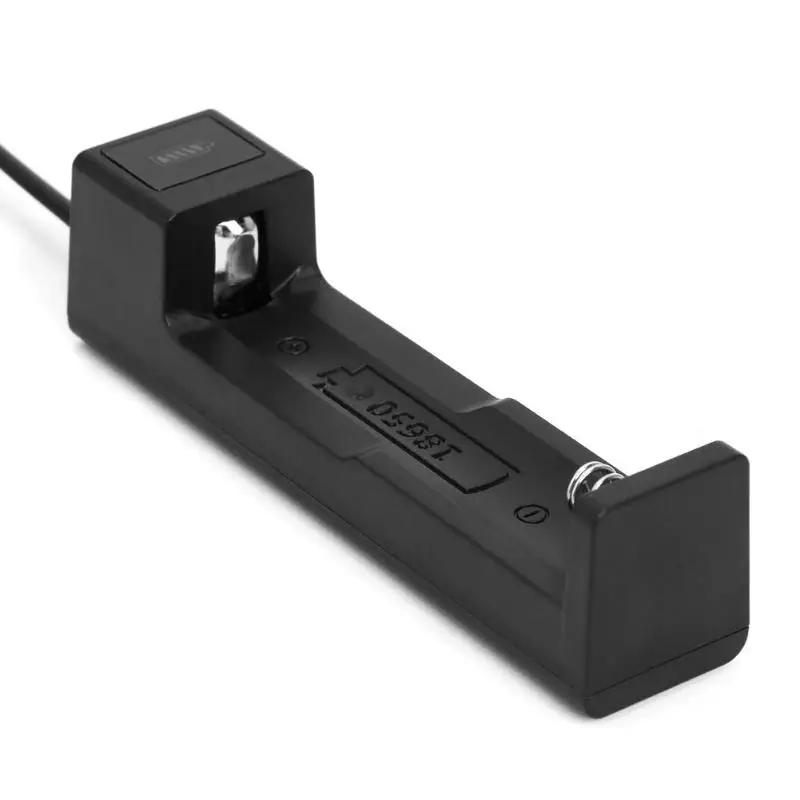 Зарядное устройство 18650 с одним разъемом для литий ионных батарей В постоянного