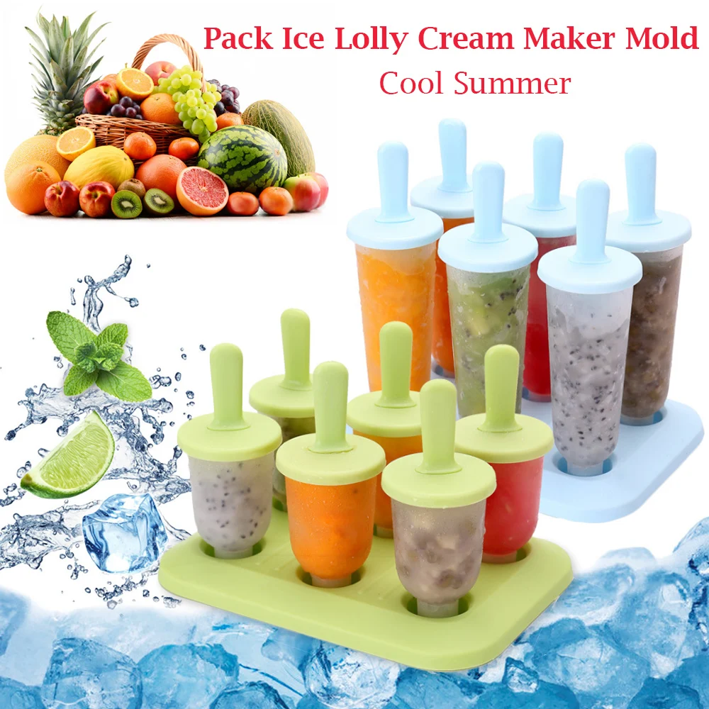 6 шт./упаковка форма для мороженого на палочке приготовления | Дом и сад