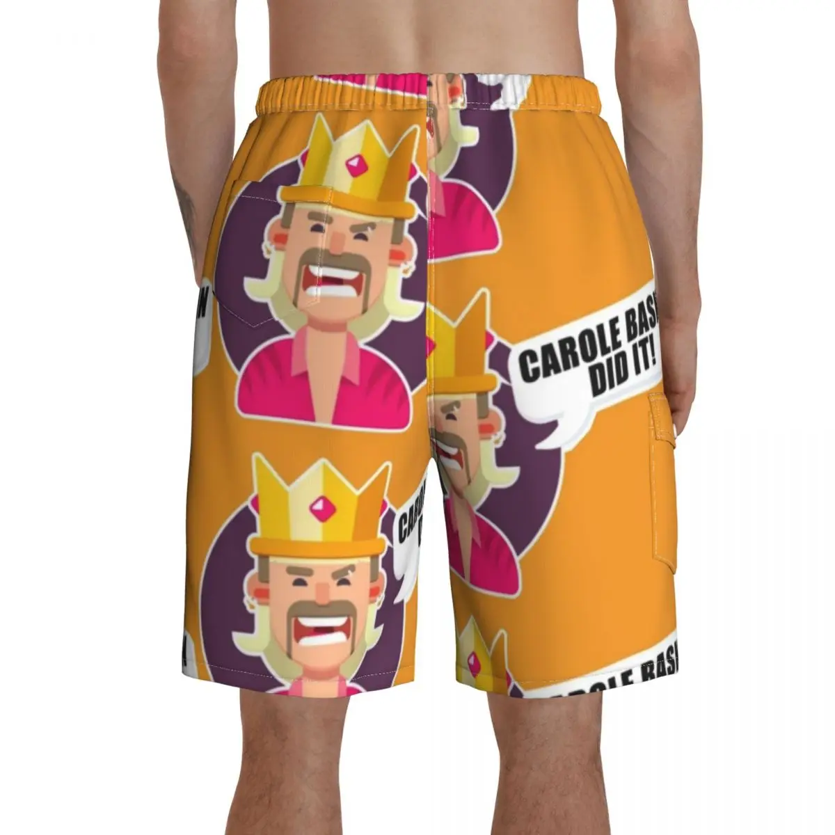 

Joe Exotic Board Shorts Bathing Swimming Trunks Polyester Pattern Men Swim Trunks