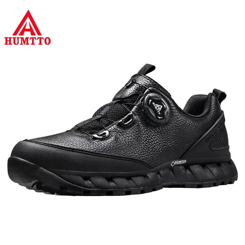 HUMTTO Waterproof Hiking Shoes for Men Winter Outdoor Sport Mountain Tactical Hunting Mens Boots Leather Male Trekking Sneakers