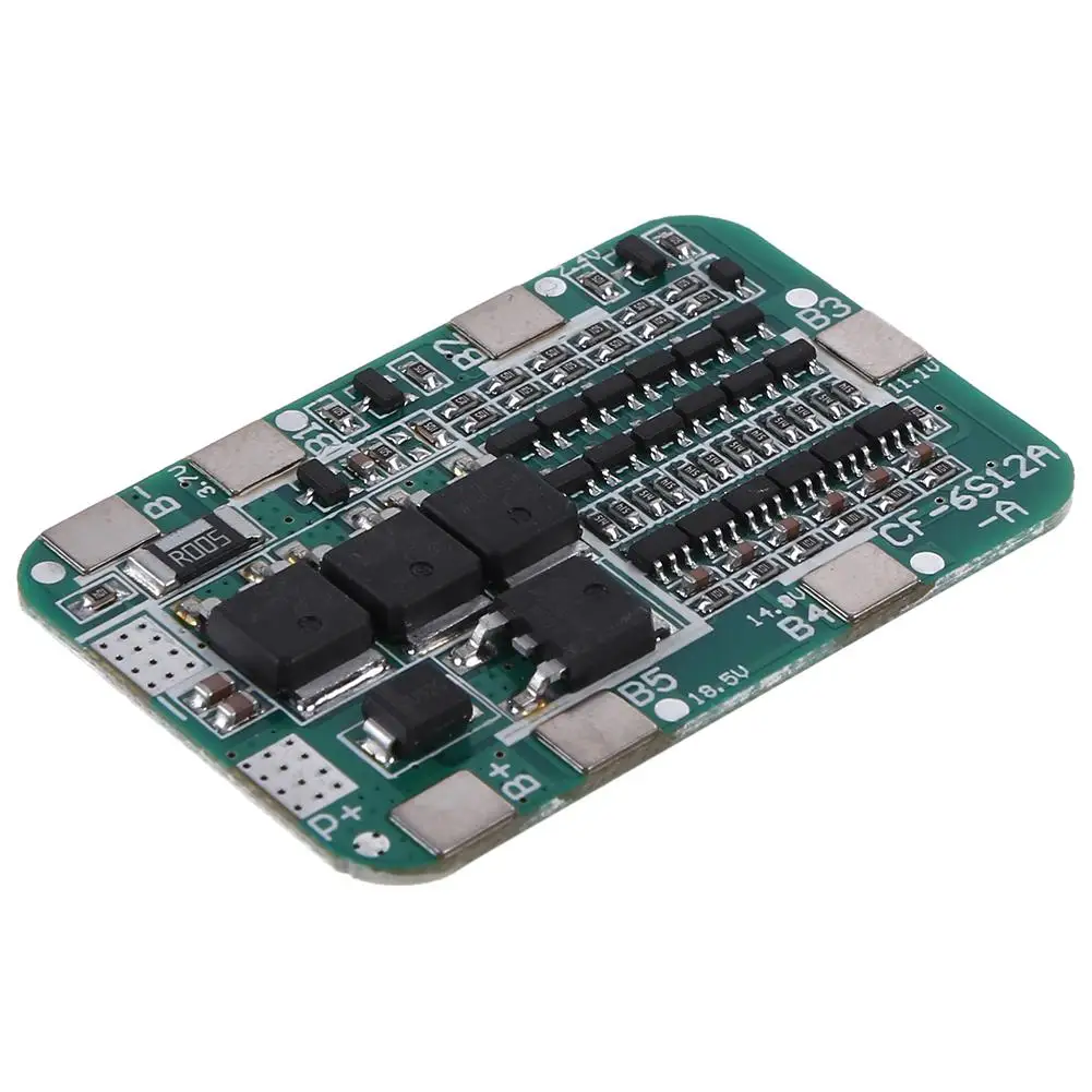 6S 15A 24V PCB BMS литий ионная батарея Защитная плата для 6 пакетов 18650 литиевая