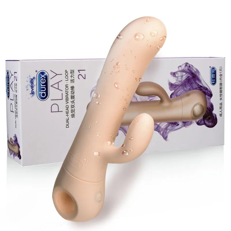 Фаллоимитатор Durex Play 21 вибратор с многоскоростной пулей и кроликом эротические