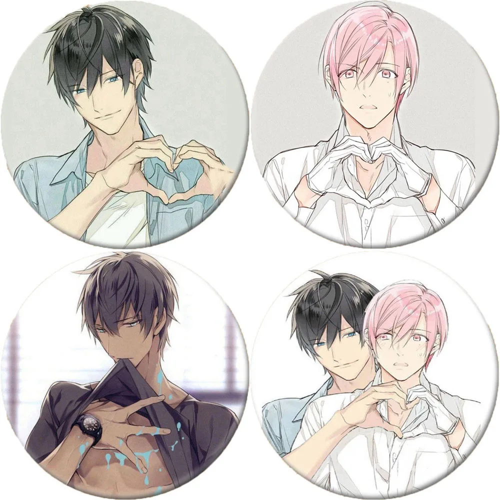 

Anime 10 Ten COUNT Brooch Pins Tadaomi Shirotani Breastpin Badge Jewelry Handbag Hat Accessories Girl Women Student Gift