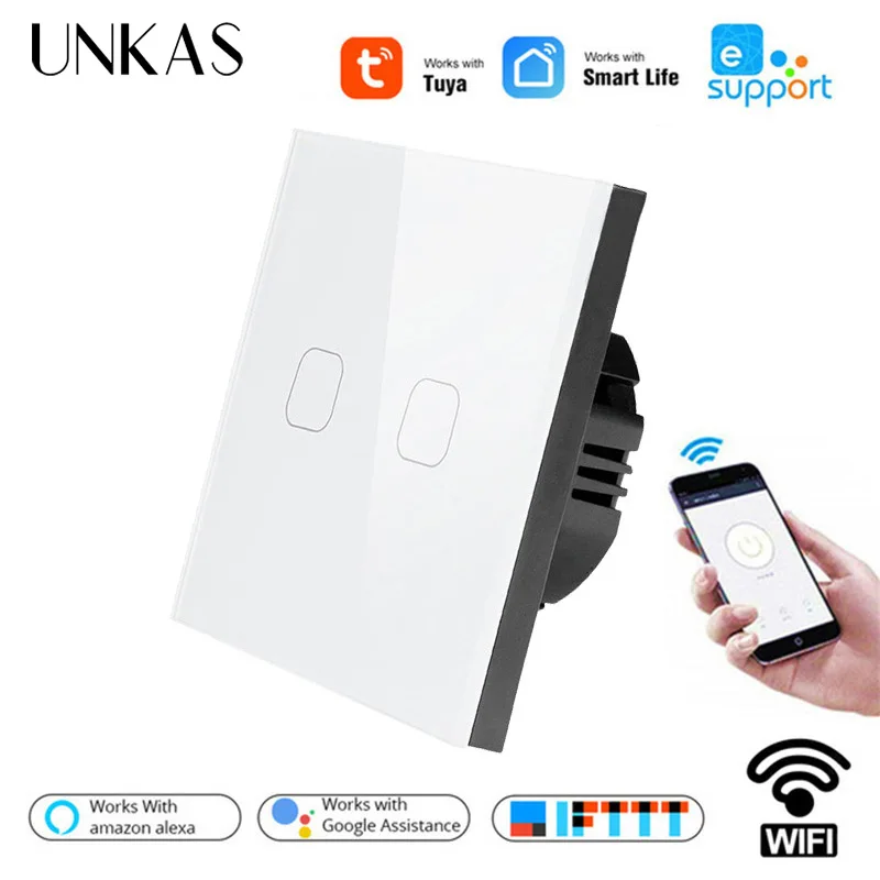 UNKAS Google Home Alexa Голосовое управление Управление ЕС Стандартный Tuya/приложение Smart Life